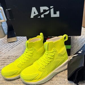 APL Concept X Vibrant Lime High-Top Basketball Sneakers